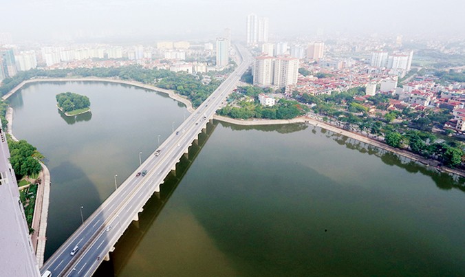 Hồ Linh Ðàm sau cải tạo là điểm nhấn quan trọng ở khu đô thị phía nam Hà Nội.