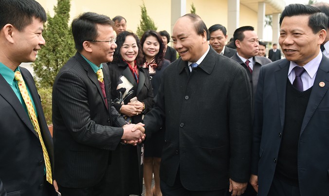 Thủ tướng làm việc với lãnh đạo tỉnh Bắc Ninh.