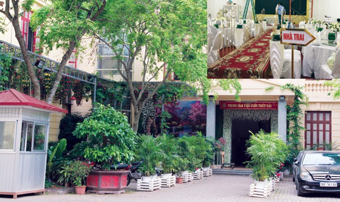 Trung tâm tiệc cưới Thúy Cải nằm ngay trong Bảo tàng Lịch sử Quốc gia Việt Nam. Ảnh: Trường Phong.