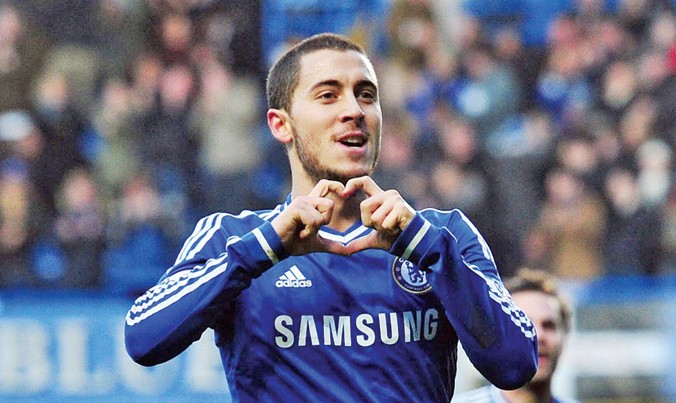 Hazard đang hướng đến danh hiệu Cầu thủ xuất sắc nhất NH Anh mùa giải này.