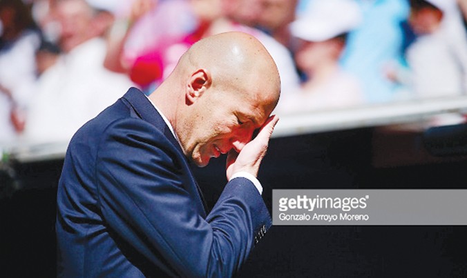 HLV Zidane đau đầu với nạn chấn thương ở Real vào thời điểm quan trọng nhất mùa giải. Ảnh: GETTY IMAGES.