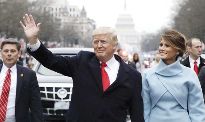 Vợ chồng Tổng thống Mỹ Donald Trump. Ảnh: Getty Images.
