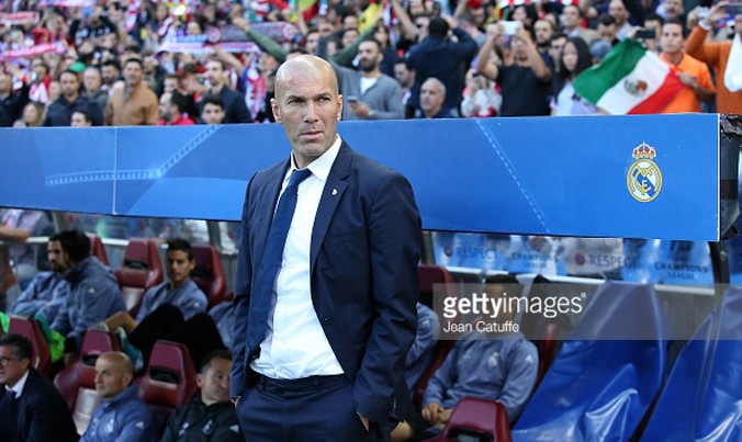 HLV Zidane sẽ đối đầu đội bóng cũ tại chung kết Champions League năm nay. Ảnh: GETTY IMAGES .