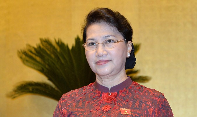 Chủ tịch Quốc hội Nguyễn Thị Kim Ngân tỏ ra lo ngại trước việc kinh tế tăng trưởng chậm. Ảnh: Như Ý.