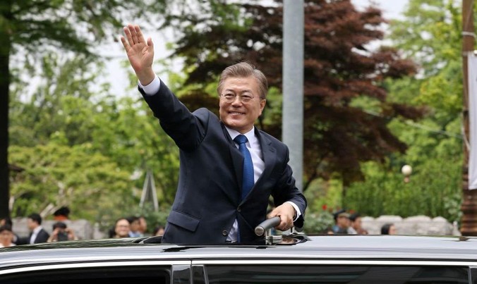 Người dân Hàn Quốc “mê” tổng thống Jae-in