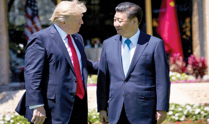 Tổng thống Mỹ Donald Trump và Chủ tịch Trung Quốc Tập Cận Bình. Ảnh: Getty Images.