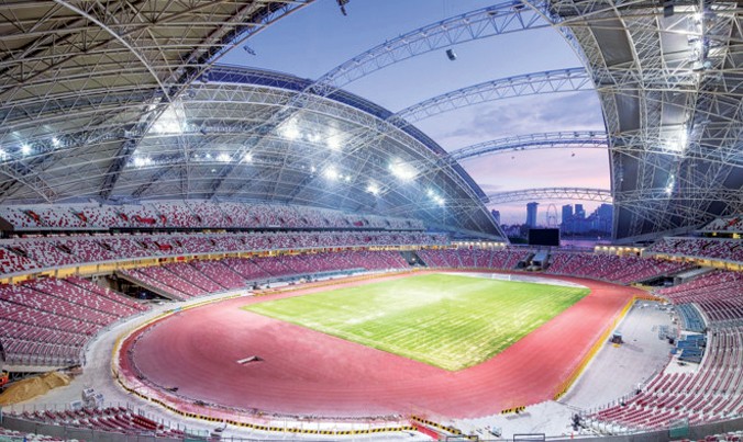 Hiện Singapore chỉ có SVĐ Quốc gia là đủ điều kiện tổ chức World Cup. Ảnh: GETTY IMAGES.