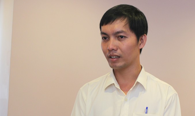 Anh Phan Quốc Cường, phó chủ tịch xã Trà Leng (huyện Nam Trà My, tỉnh Quảng Nam).