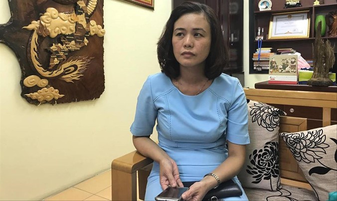 Bà Nguyễn Thị Thuý Hà, Phó Chủ tịch UBND phường Văn Miếu vừa bị tạm đình chỉ công tác.