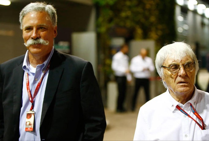 Ông chủ mới của giải đua F1 Chase Carey (trái) được cho là quan tâm tới việc tổ chức một chặng đua ở Tp Hồ Chí Minh. Ảnh: AUTOSPORT.
