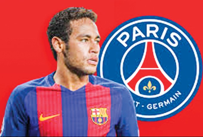 Đến với PSG, Neymar trở thành bản hợp đồng đắt giá nhất lịch sử bóng đá thế giới. Ảnh: GETTY IMAGES.