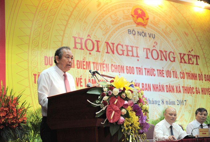 Phó Thủ tướng Thường trực Trương Hòa Bình phát biểu chỉ đạo tại hội nghị. Ảnh: Xuân Tùng.