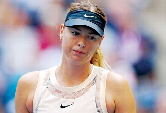 Sharapova dừng bước tại US Open vì chấn thương. Ảnh: Getty Images.