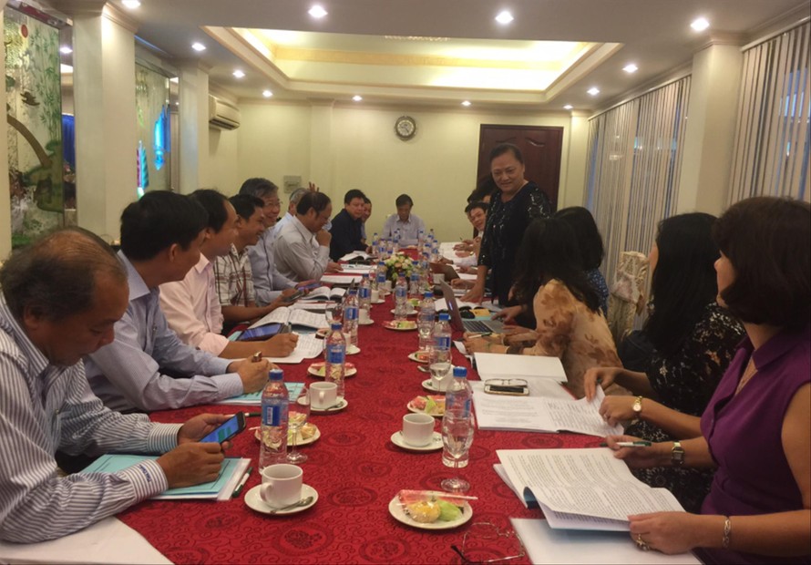Một buổi làm việc của Hiệp hội doanh nghiệp Dược Việt Nam. Ảnh: VNPCA.