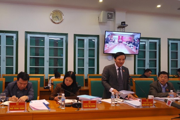 Đoàn giám sát của Quốc hội làm việc với tỉnh Quảng Ninh.