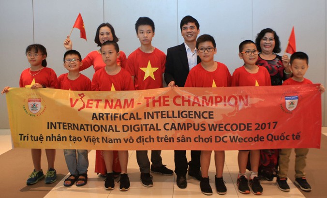 Học sinh Việt Nam đoạt giải vô địch Wecode