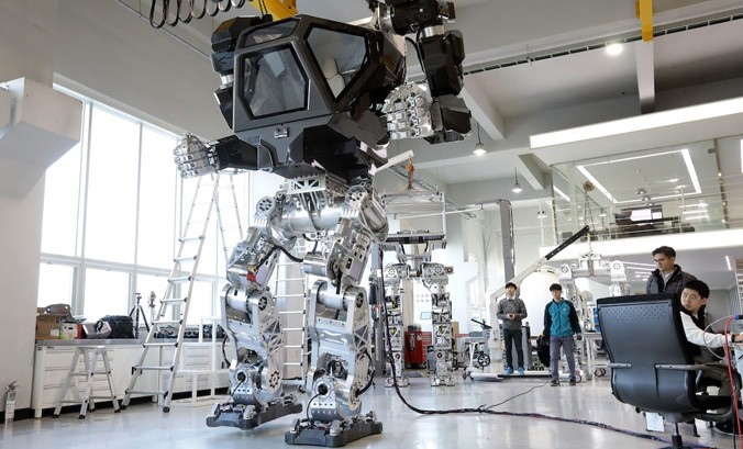 Ngành công nghiệp robot Hàn Quốc khá phát triển.