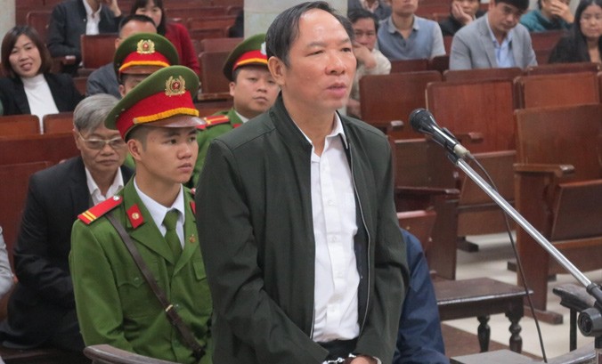 Bị cáo Phan Minh Nguyệt tại tòa.