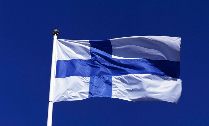Quốc kỳ Phần Lan.