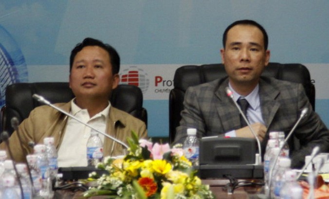 Trịnh Xuân Thanh và Vũ Đức Thuận nguyên là các lãnh đạo của PVC bị khởi tố.