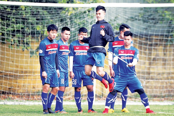 U23 Việt Nam chuẩn bị cho VCK U23 châu Á 2018.