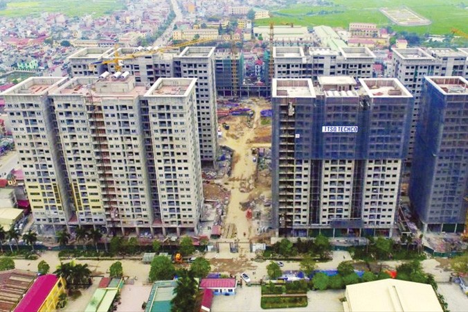 Nhà ở xã hội Phú Lãm (Hà Đông) với gần 2.000 căn hộ được bán hết trong vòng 1 năm. Ảnh: N.M.