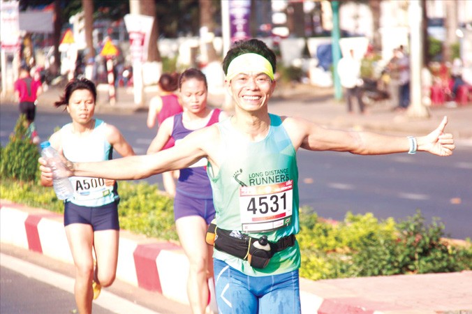 Các VĐV phong trào tham gia giải Việt dã toàn quốc và marathon giải báo Tiền Phong lần thứ 59-2018. Ảnh: Lê Tùng.