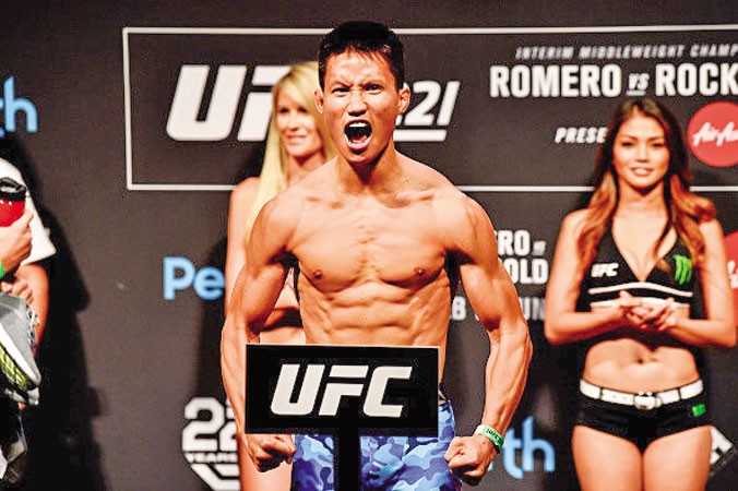 Ben Nguyễn từng được bầu chọn vào top 10 ngôi sao mới của làng võ thuật tổng hợp UFC.