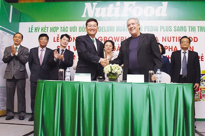 NutiFood ký kết hợp tác với Delori để xuất khẩu sữa qua Mỹ.