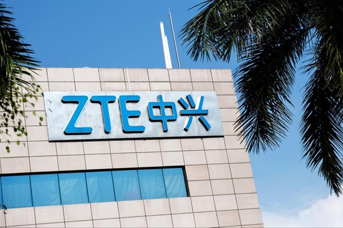 Bên ngoài trụ sở tập đoàn ZTE (Trung Hưng) tại TP Thâm Quyến, tỉnh Quảng Đông, Trung Quốc. Ảnh: EPA.