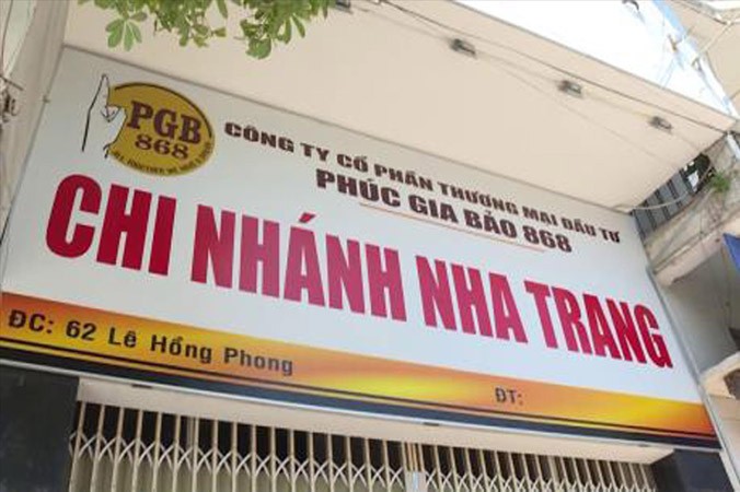 Trụ sở một chi nhánh công ty 868 tại TP Nha Trang.