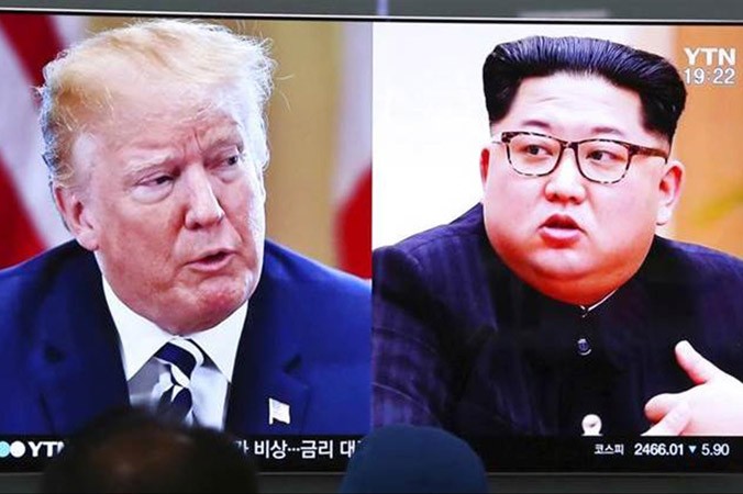 Tổng thống Mỹ Donald Trump và lãnh đạo Triều Tiên Kim Jong-un lại có khả năng sẽ gặp nhau vào ngày 12/6. Ảnh: AP.