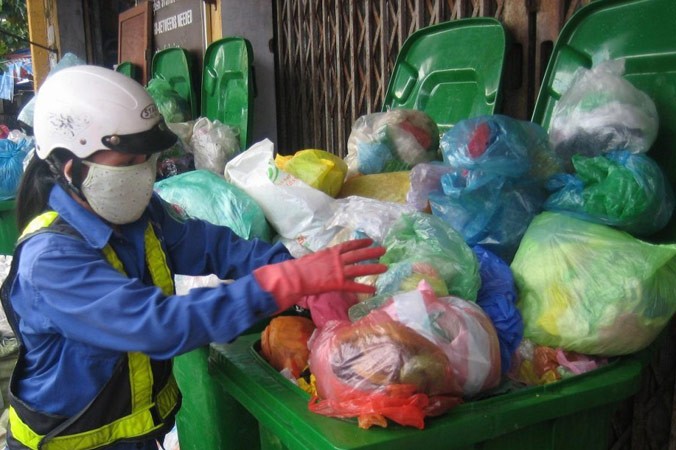 Việt Nam là một trong những nước có nhiều chất thải nhựa nhất thế giới. Ảnh: Hồng Vĩnh.