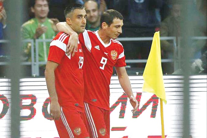 Đội tuyển Nga khiến các CĐV lo lắng về phong độ trước thềm World Cup.