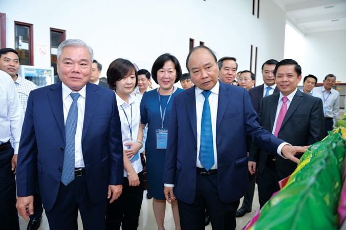 Thủ tướng Nguyễn Xuân Phúc tại Hội nghị xúc tiến đầu tư tỉnh Sóc Trăng ngày 19/6.