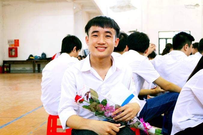 Hoàng Văn San, học sinh lớp 12 Văn, Trường THPT Chuyên Hùng Vương (Phú Thọ).