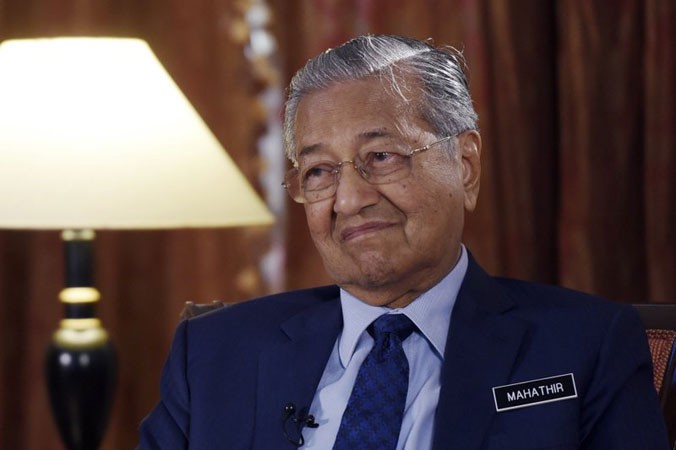 Thủ tướng Mahathir Mohamad. Ảnh: AP.