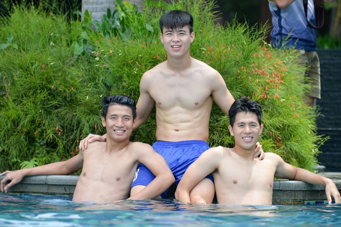 Các cầu thủ Olympic Việt Nam cần sớm phục hồi cả thể lực và tinh thần để chuẩn bị cho trận tranh HCÐ gặp UAE vào ngày 1/9. Ảnh: HỮU PHẠM.