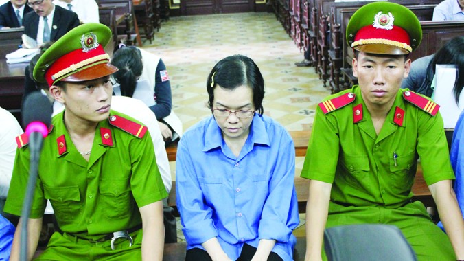 Bị cáo Huyền Như tại tòa. Ảnh: Việt Văn