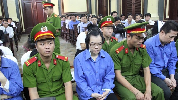 Huyền Như tại phiên tòa ngày 25/12. Ảnh: Việt Văn