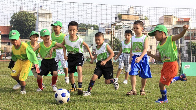  Những giờ phút vui cùng thể thao sẽ rèn cho trẻ những kỹ năng và đức tính tốt