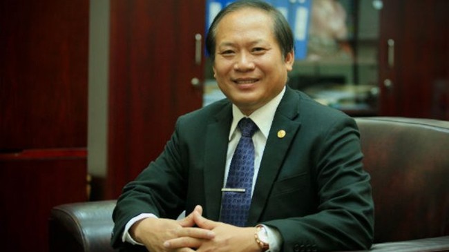 Thứ trưởng Trương Minh Tuấn trả lời phỏng vấn báo Tiền Phong. Ảnh: Nguyễn Hoài