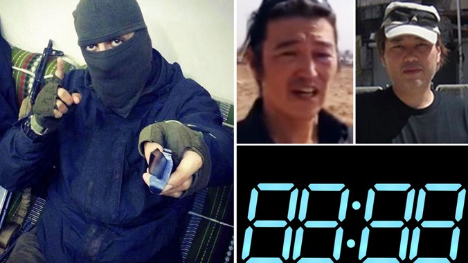 IS được cho là đã tung đoạn phim mới nhất về vụ giết hại một con tin Nhật Bản. Ảnh: Mirror