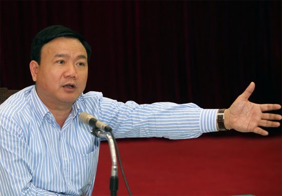 Bộ trưởng Đinh La Thăng. Ảnh: IE