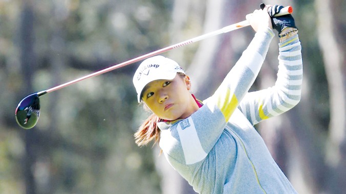 Lydia Ko thi đấu ở giải Coates Golf Championship. Ảnh: AP