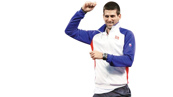 “Danh hài” Djokovic nhảy Gangnam Style rất thuần thục. Ảnh: Reuters