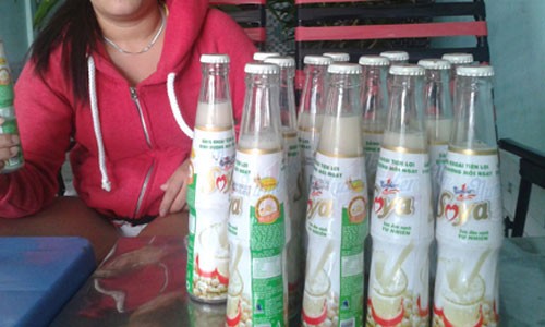 Sản phẩm sữa đậu nành thương hiệu Soya Number1 của Tân Hiệp Phát.