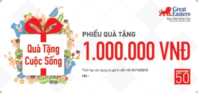 Quà tặng ý nghĩa Great Eastern gửi đến trẻ sơ sinh