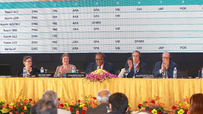 Ngày 31/3, tại Hà Nội diễn ra Phiên họp Ủy ban Thường trực về Hòa bình và An ninh Quốc tế. Ảnh: TTXVN