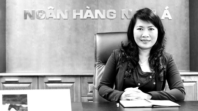 Bà Lương Thị Cẩm Tú - Tổng giám đốc Nam A Bank